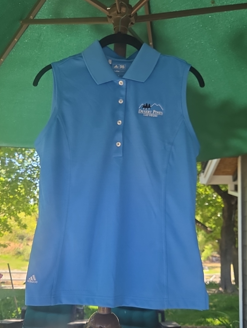 Adidas ClimaCool Sleeveless Golf Polo Desert Pines Las Vegas Ladies‎ Medium